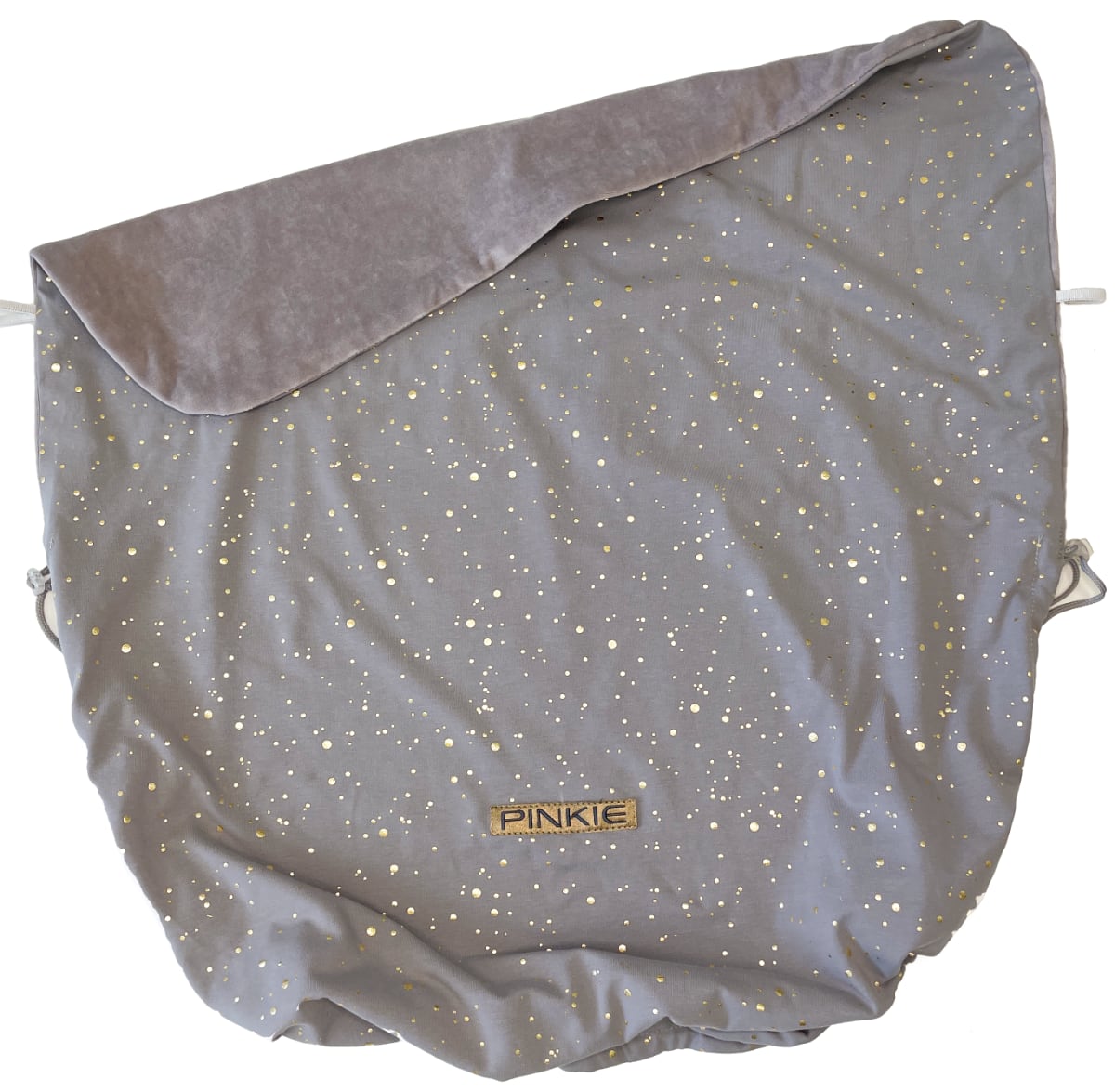 PINKIE Zubindbare Decke Shine Gold Grey