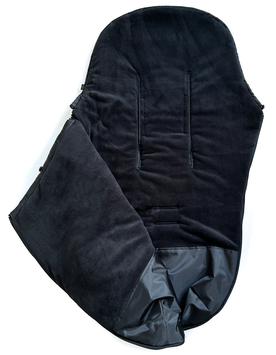PINKIE Winterfußsack Big Comb Black