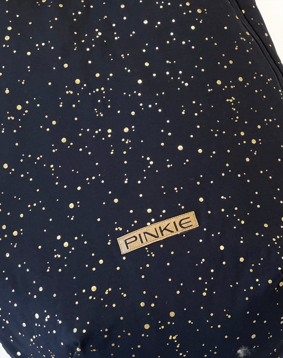 PINKIE Dünner Fußsack Shine Gold Black