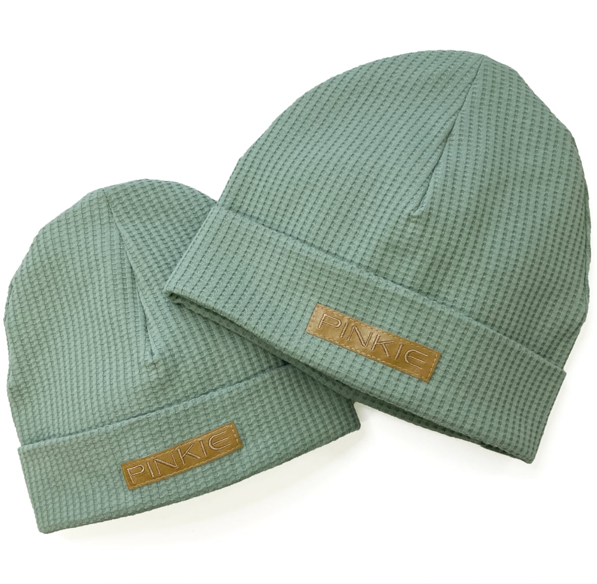 PINKIE Mützen Label Green Duo