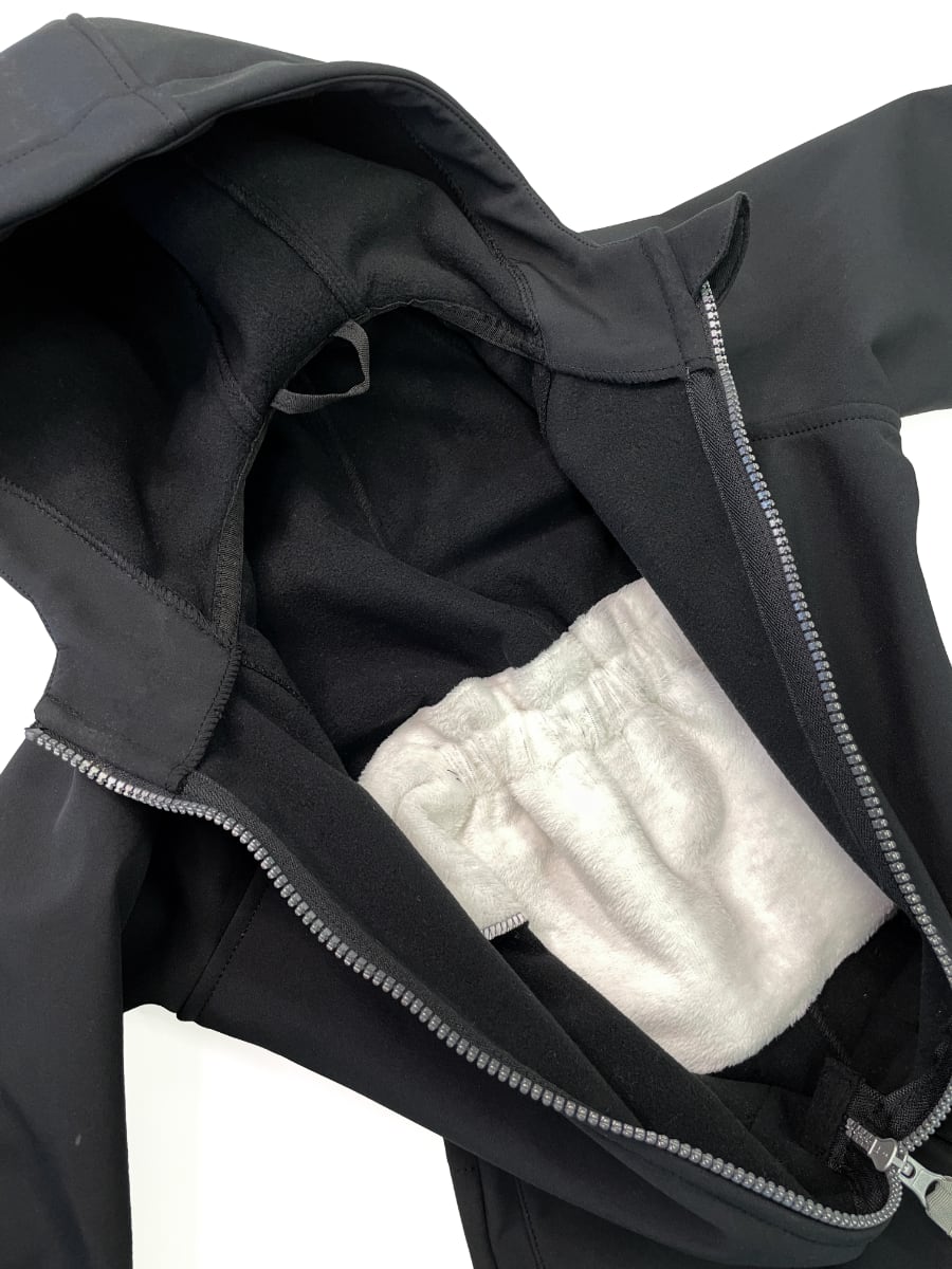 Overall Pinkie Softshell Black/Grey