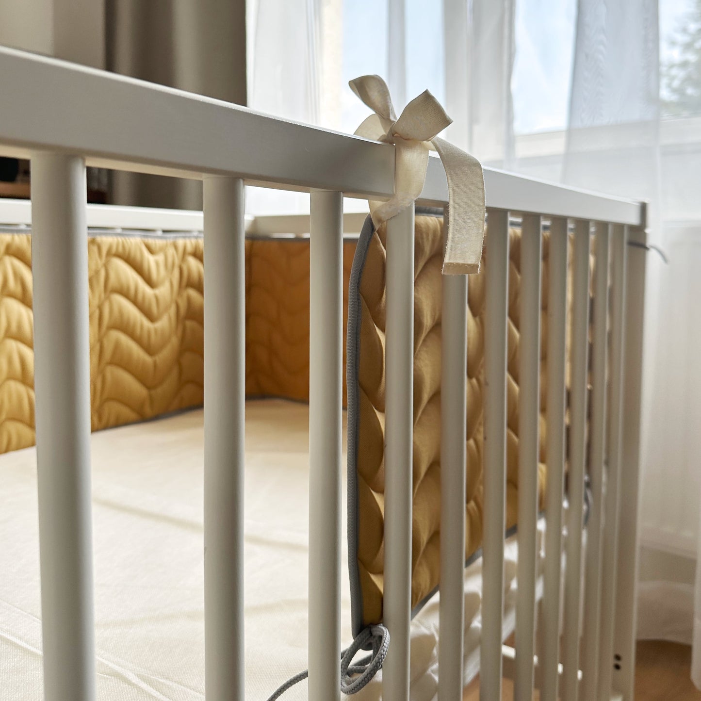 Gestepptes Nestchen BIO Wave Ochre