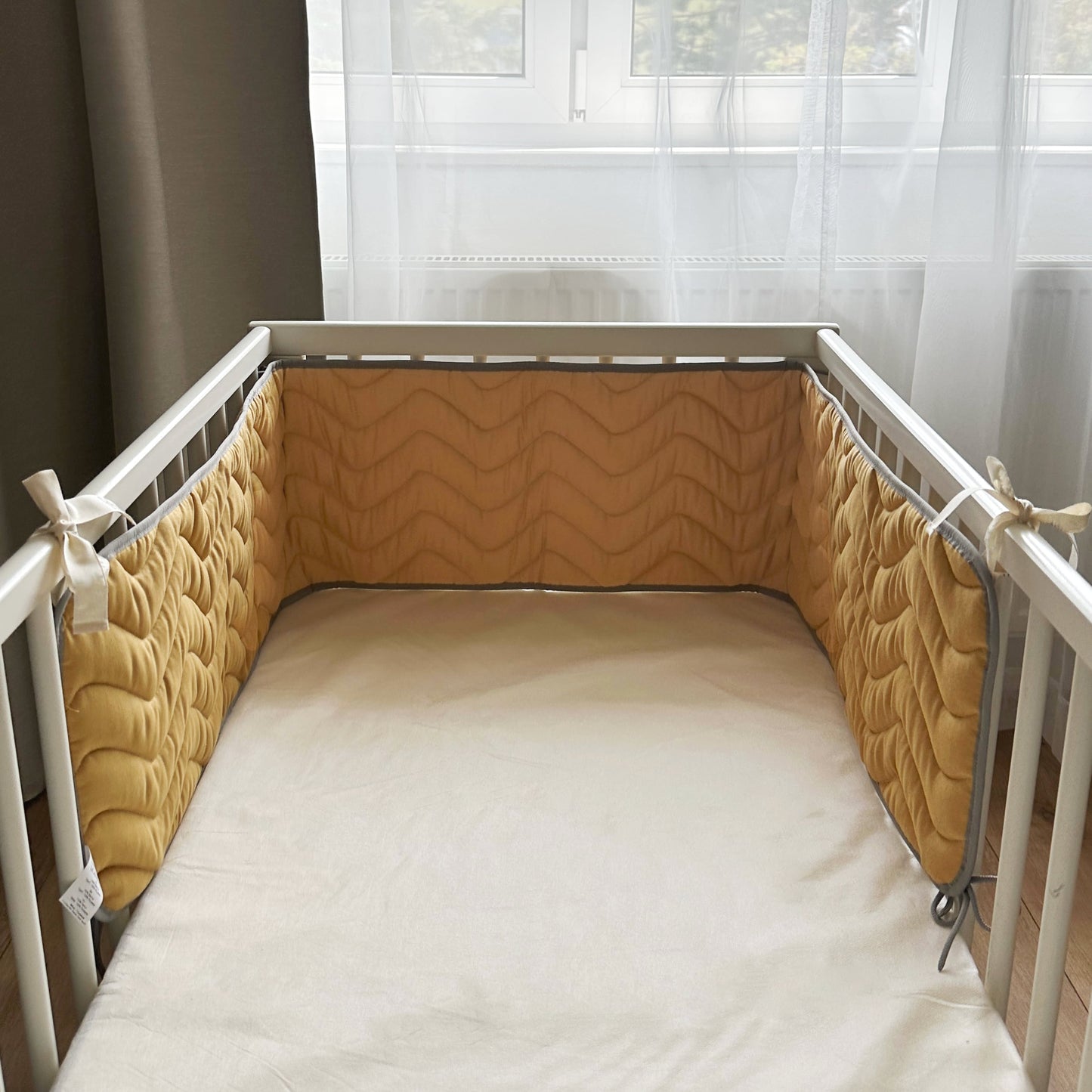 Gestepptes Nestchen BIO Wave Ochre