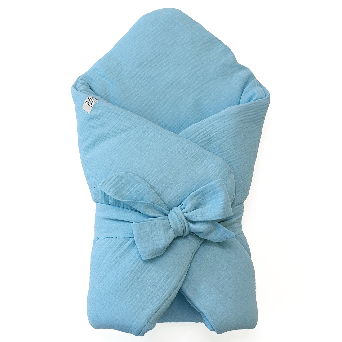 Einschlagdecke Bellou Simple Turquoise BIO Baumwolle
