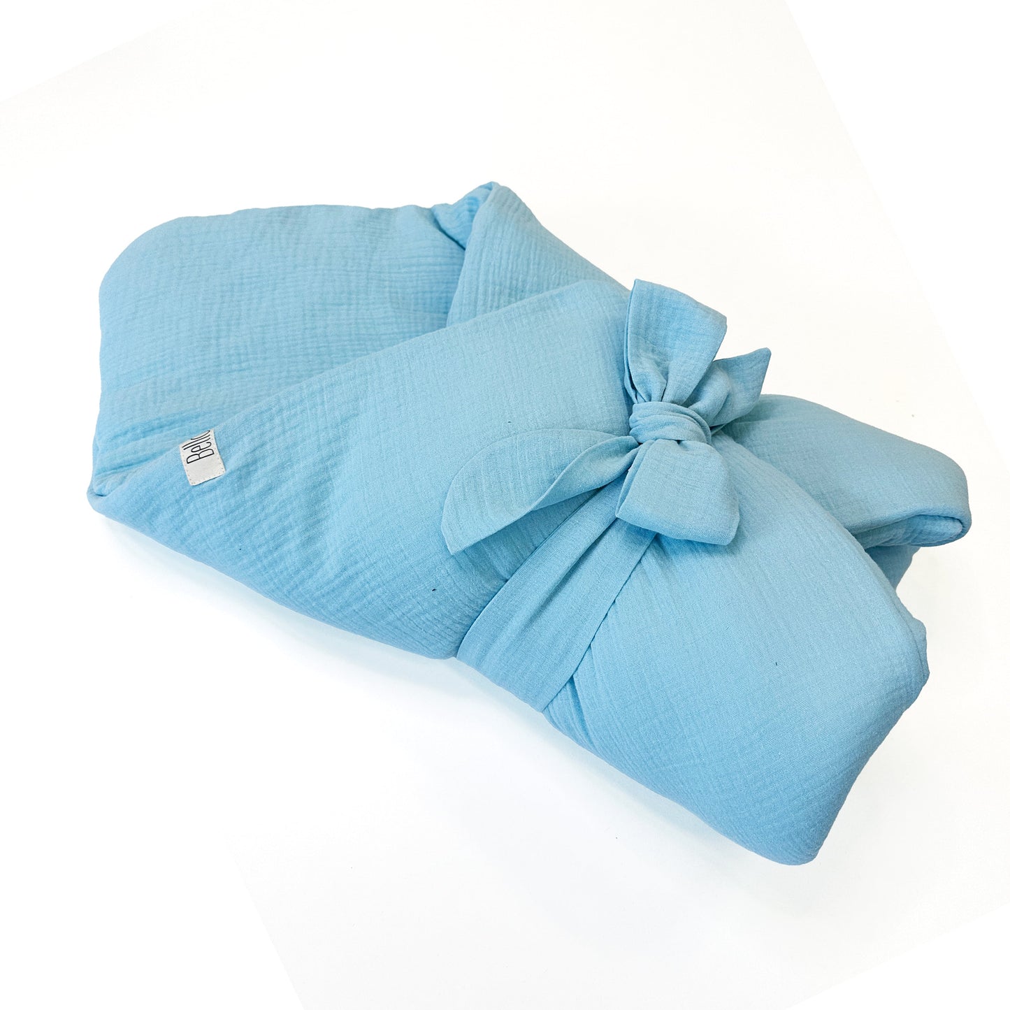 Einschlagdecke Bellou Simple Turquoise BIO Baumwolle
