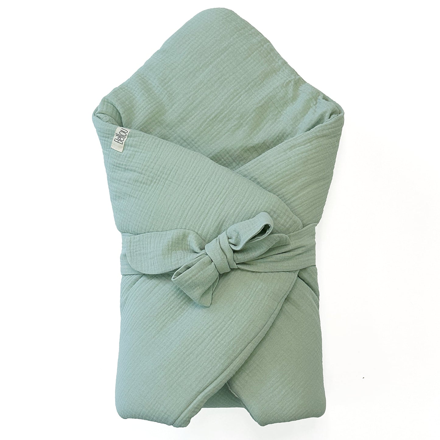 Einschlagdecke Bellou Muslin Mint BIO Baumwolle