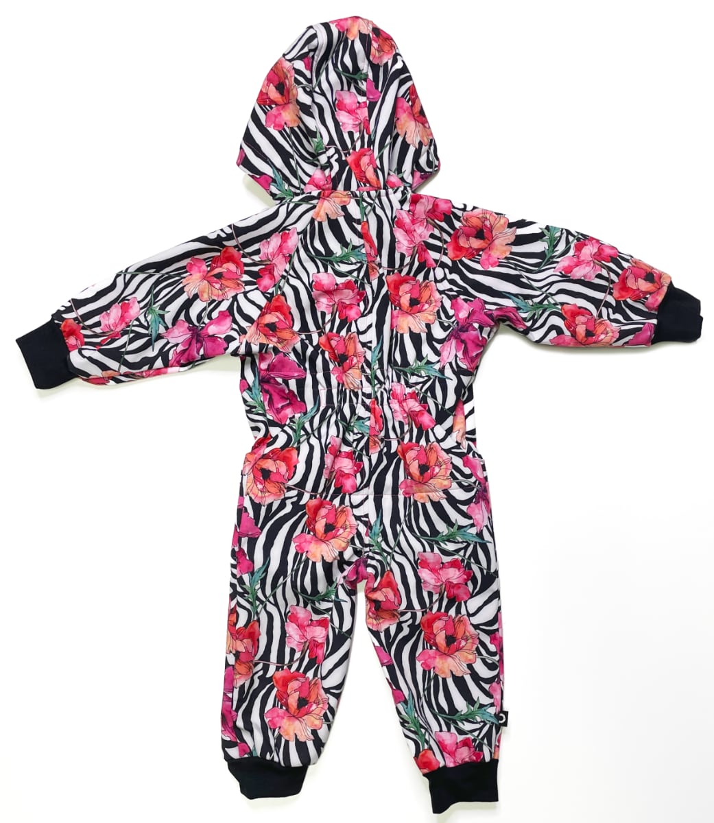 Overall Pinkie Softshell Zebra