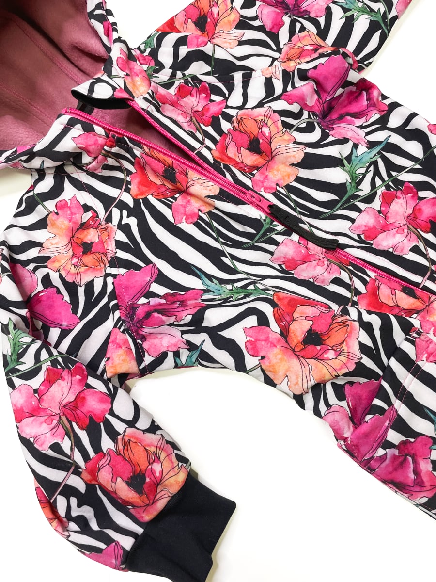 Overall Pinkie Softshell Zebra