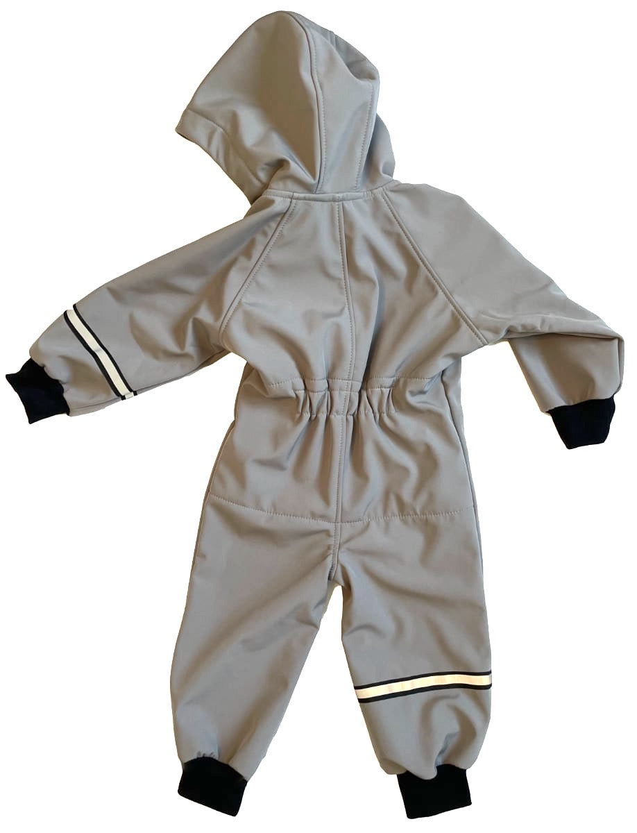 Overall Pinkie Softshell Grey/Black