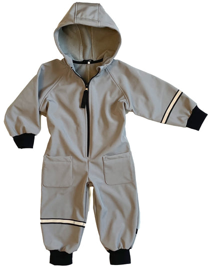 Overall Pinkie Softshell Grey/Black