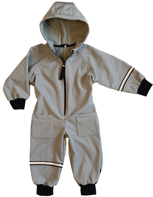 Overall Pinkie Softshell Grey/Black