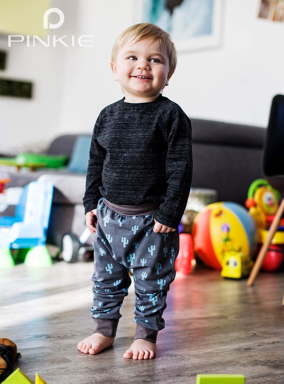 PINKIE Jogginghose  Label Grey