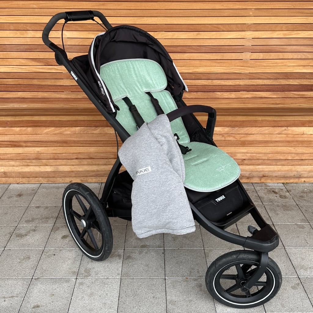 PINKIE Verlängerte Sitzeinlage für den Sommer Bamboo Green