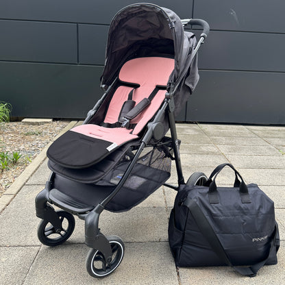 PINKIE Verlängerte Sitzeinlage Label Pink/Black