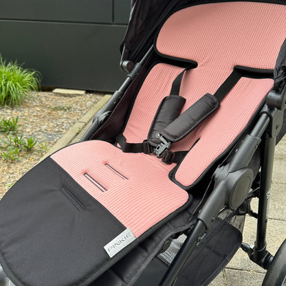 PINKIE Verlängerte Sitzeinlage Label Pink/Black