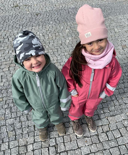 Overall Pinkie Softshell Green/Grey