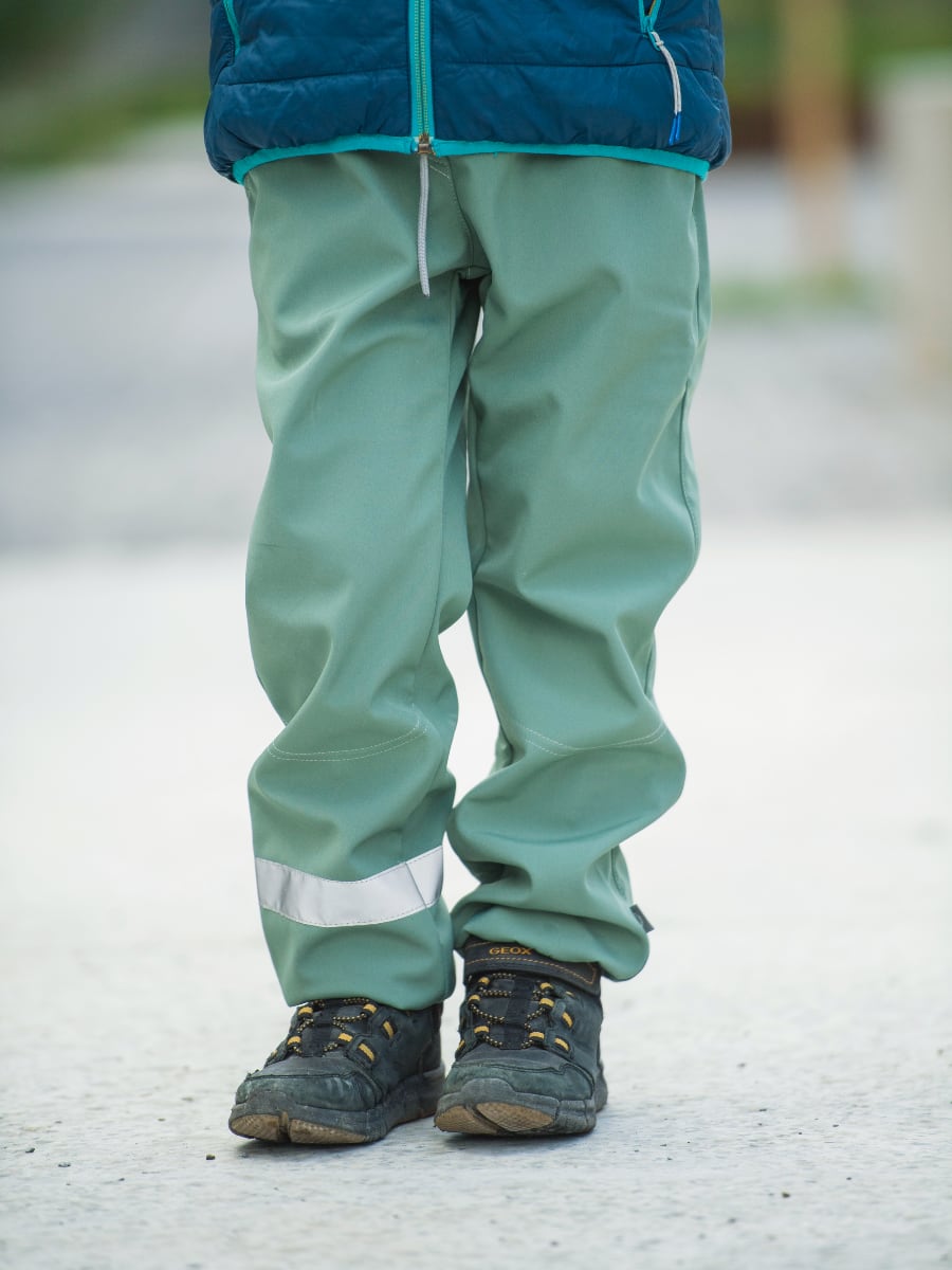 PINKIE Softshell Hose Green/Grey
