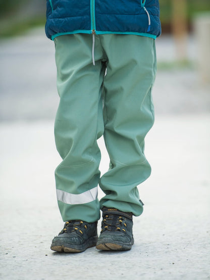 PINKIE Softshell Hose Green/Grey
