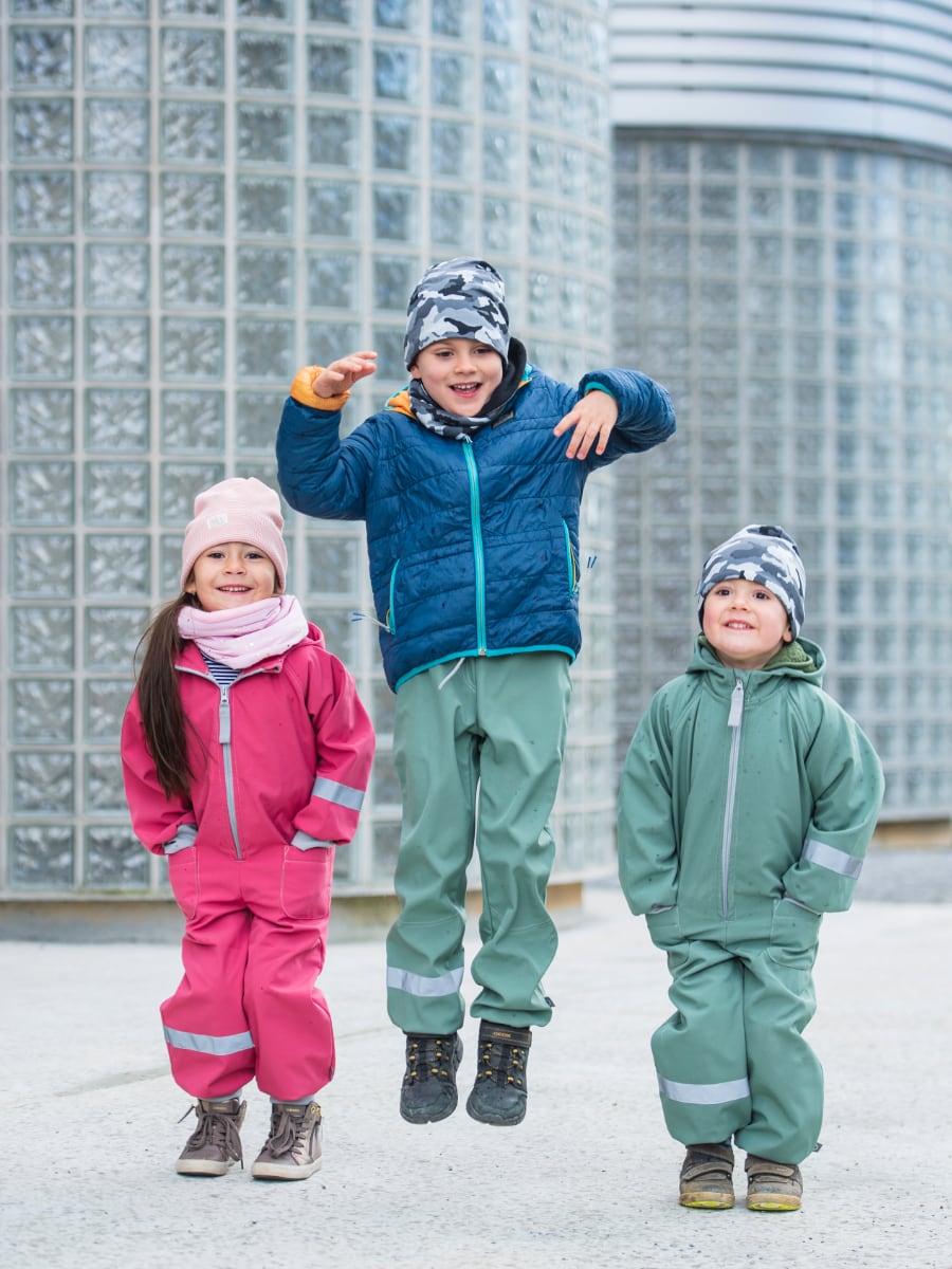 PINKIE Softshell Hose Green/Grey