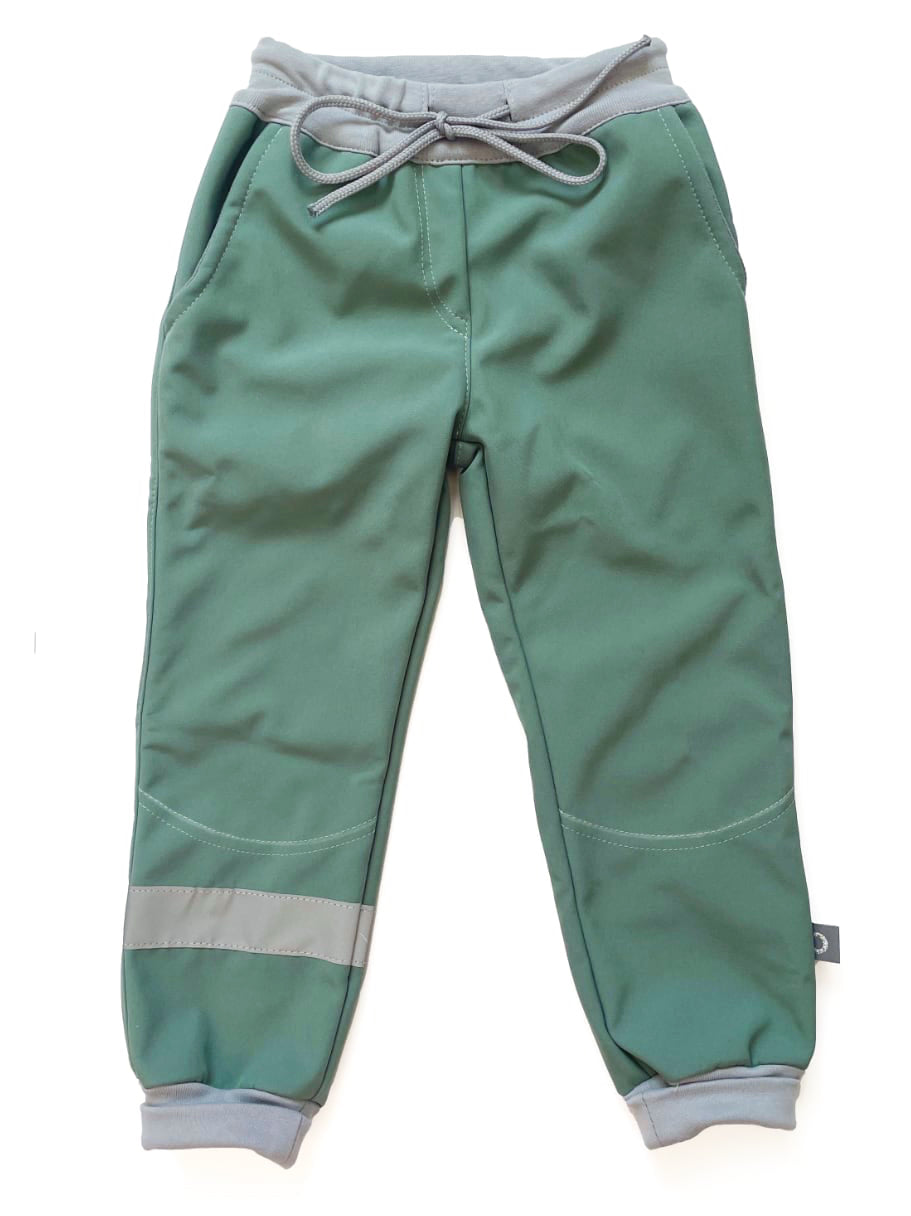 PINKIE Softshell Hose Green/Grey