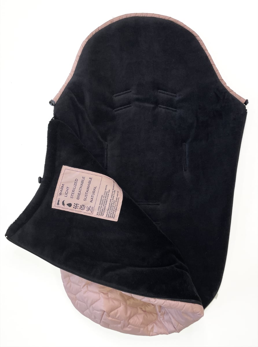 PINKIE Daunen Winterfußsack Superfine Light Pink  0-12 Monate