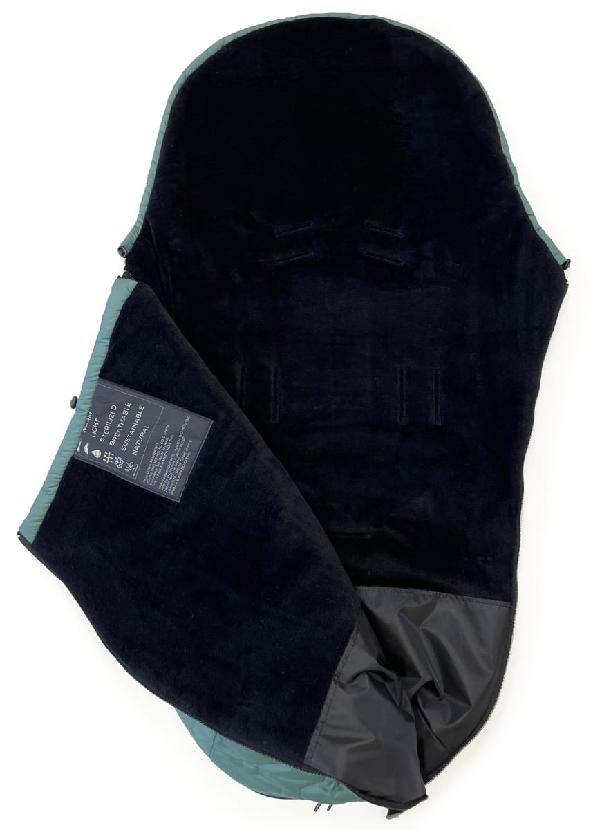 PINKIE Daunen Winterfußsack  Superfine Old Green