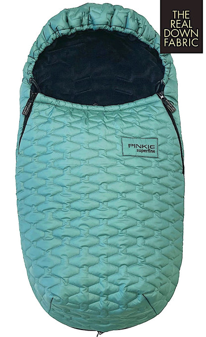 PINKIE Daunen Winterfußsack  Superfine Old Green