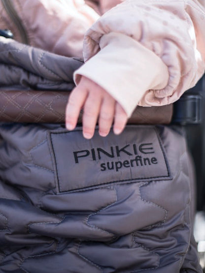 PINKIE Daunen Winterfußsack Superfine Dark Grey