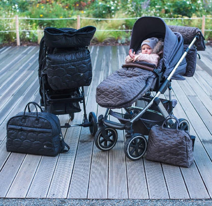 PINKIE Daunen Winterfußsack Superfine Dark Grey