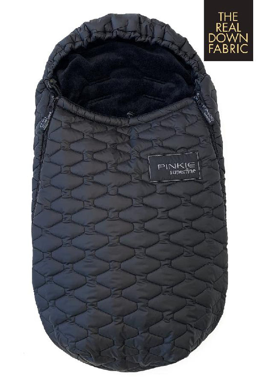 PINKIE Daunen Winterfußsack  Superfine Black 0-12 Monate