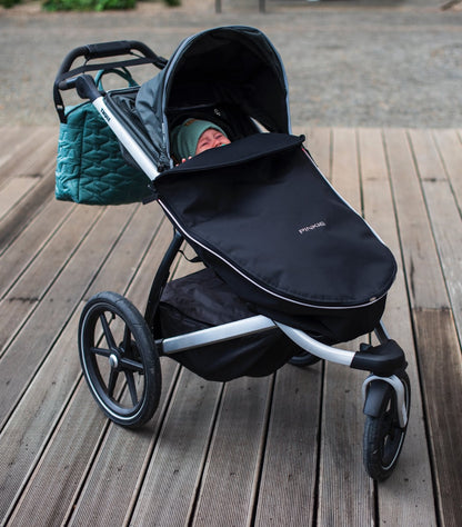 Beindecke Softshell Black SUNFIBRE mit Funktionsschicht