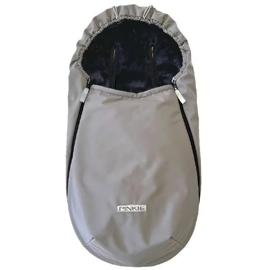 Dünner Fußsack Pinkie Softshell Grey/Black