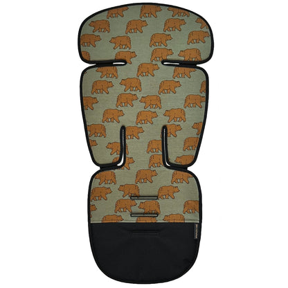 Verlängerte Sitzeinlage Pinkie Bear Green