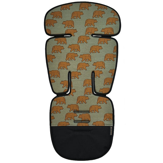 Verlängerte Sitzeinlage Pinkie Bear Green