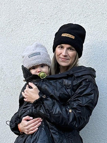 PINKIE Mütze Label Teddy Black