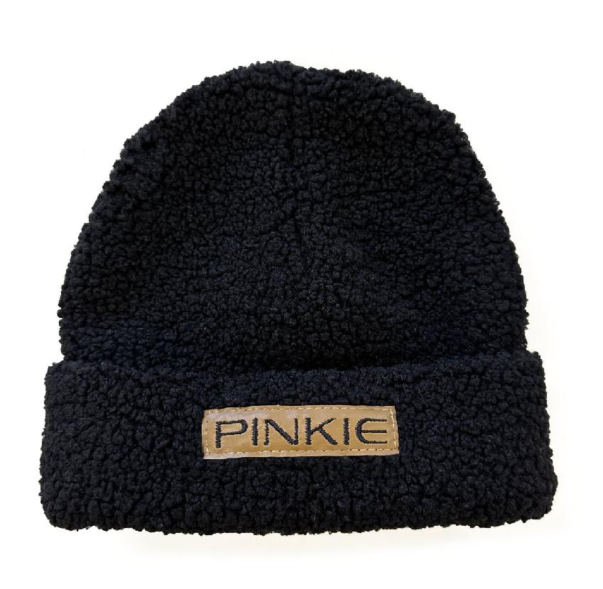 PINKIE Mütze Label Teddy Black