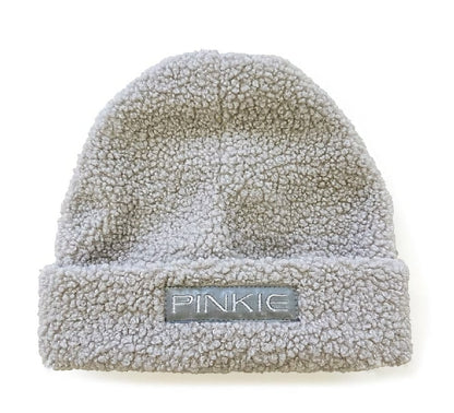 PINKIE Mütze Label Teddy Light Grey