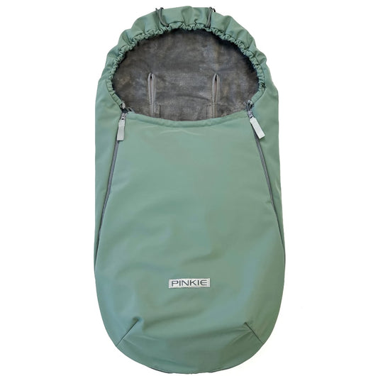 Dünner Fußsack Pinkie Softshell Green