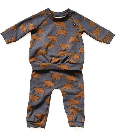 PINKIE Sweatshirt Bear Anthracite