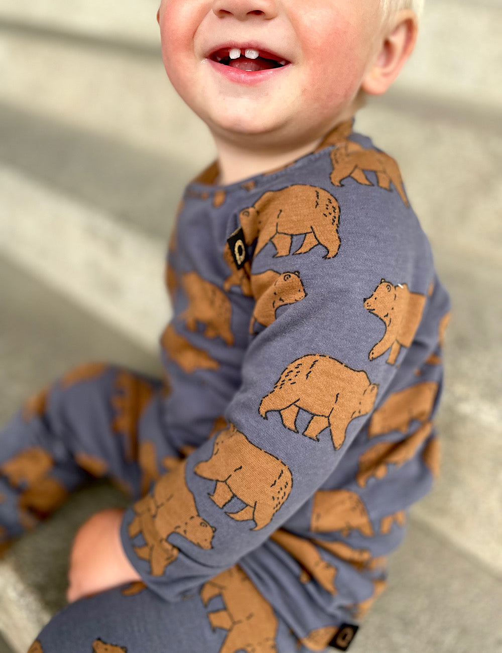 PINKIE Sweatshirt Bear Anthracite
