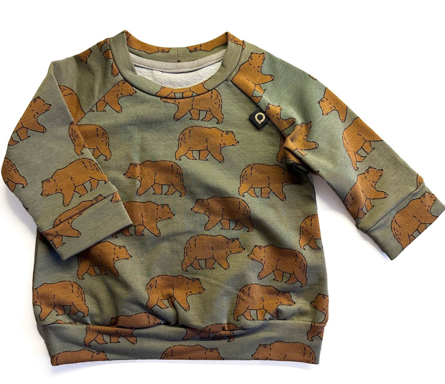 PINKIE Sweatshirt Bear Green