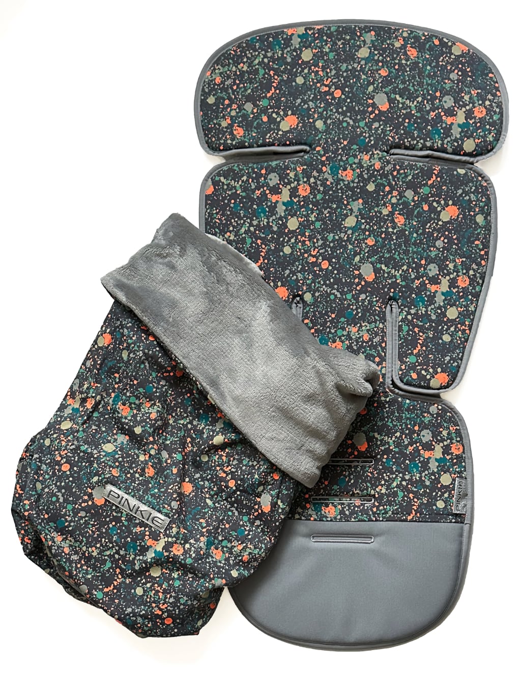 PINKIE Verlängerte Sitzeinlage Neon Spot Grey