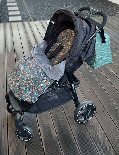 PINKIE Verlängerte Sitzeinlage Neon Spot Grey