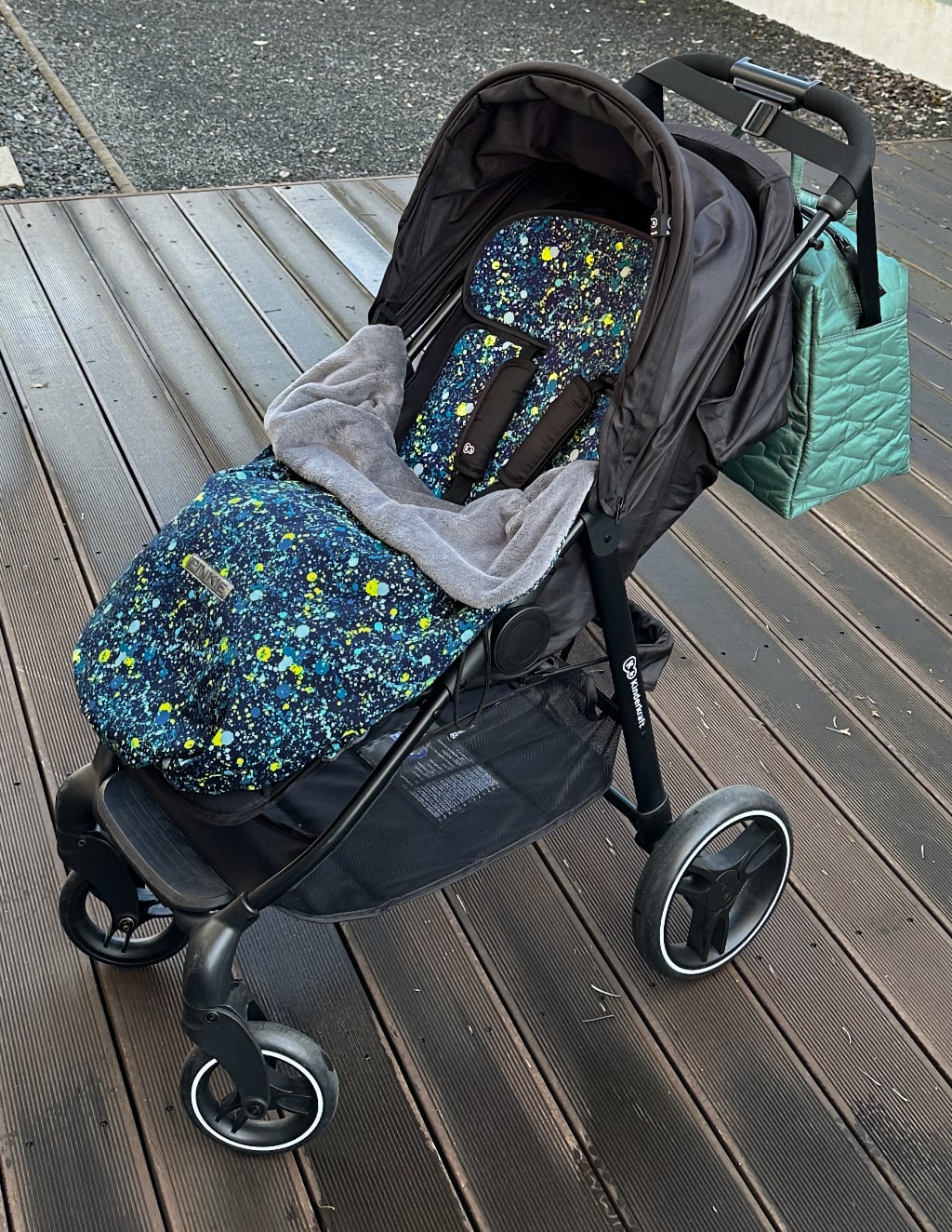 PINKIE Verlängerte Sitzeinlage Neon Spot Blue