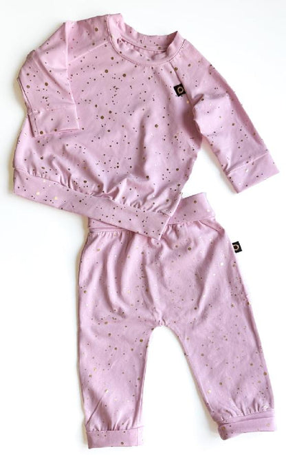 PINKIE Sweatshirt Shine Gold Pink