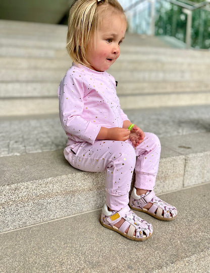 PINKIE Sweatshirt Shine Gold Pink
