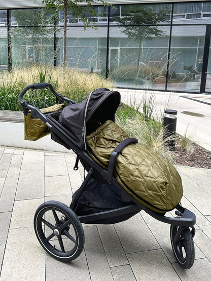 PINKIE Daunen Winterfußsack Superfine Vee Olive