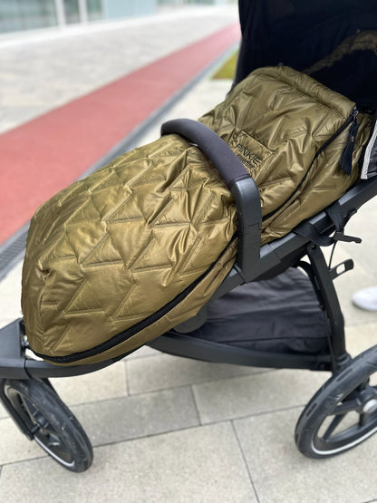 PINKIE Daunen Winterfußsack Superfine Vee Olive