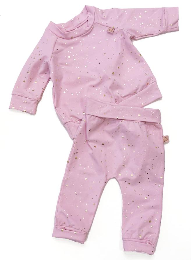PINKIE Jogginghose Shine Gold Pink