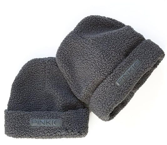 PINKIE Mützen Label Teddy Grey Duo